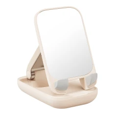 Підставка Baseus Seashell Series (with Mirror) Beige (B10551501411-00)