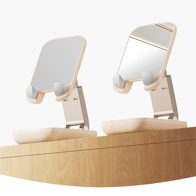 Підставка Baseus Seashell Series (with Mirror) Beige (B10551501411-00)