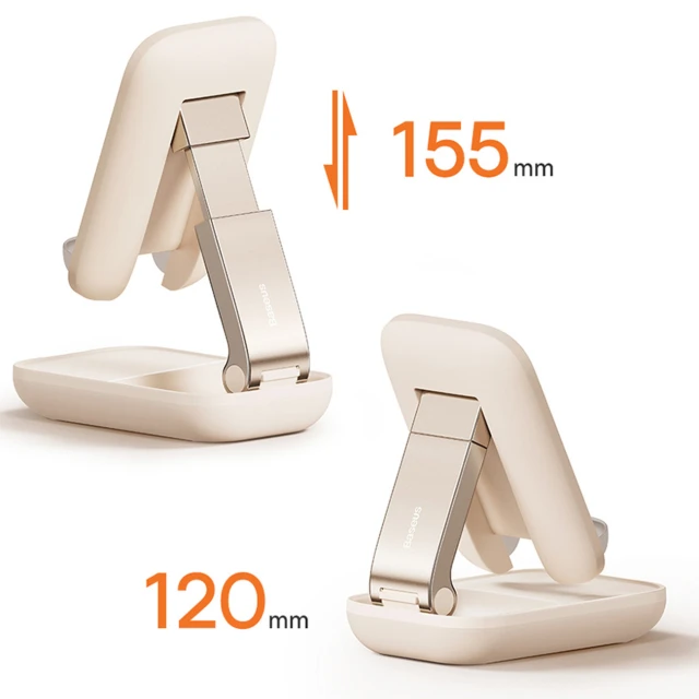 Підставка Baseus Seashell Series (with Mirror) Beige (B10551501411-00)