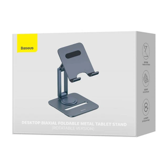 Підставка Baseus Biaxial Foldable Metal Stand Space Grey (B10431801811-00)