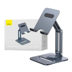 Підставка Baseus Biaxial Foldable Metal Stand Space Grey (B10431801811-00)