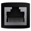 Адаптер Baseus AirJoy Series RJ-45 to RJ-45 Black (2 Pack) (B00131100111-00)