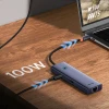 Hub Baseus UltraJoy 5-Port (HDMI 4K, 4xUSB 3.0) Gray (B00052809813-00)