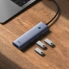 Hub Baseus UltraJoy 5-Port (HDMI 4K, 4xUSB 3.0) Gray (B00052809813-00)