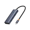 Hub Baseus UltraJoy 5-Port (HDMI 4K, 4xUSB 3.0) Gray (B00052809813-00)