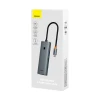 Hub Baseus UltraJoy 5-Port (HDMI 4K, 4xUSB 3.0) Gray (B00052809813-00)
