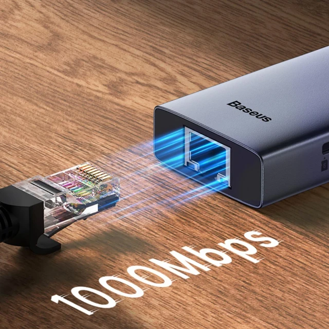 Hub Baseus UltraJoy 5-Port (HDMI 4K, 4xUSB 3.0) Gray (B00052809813-00)