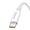 Кабель Baseus Superior USB-A to USB-C 100W 0.25m White (P10320102214-00)