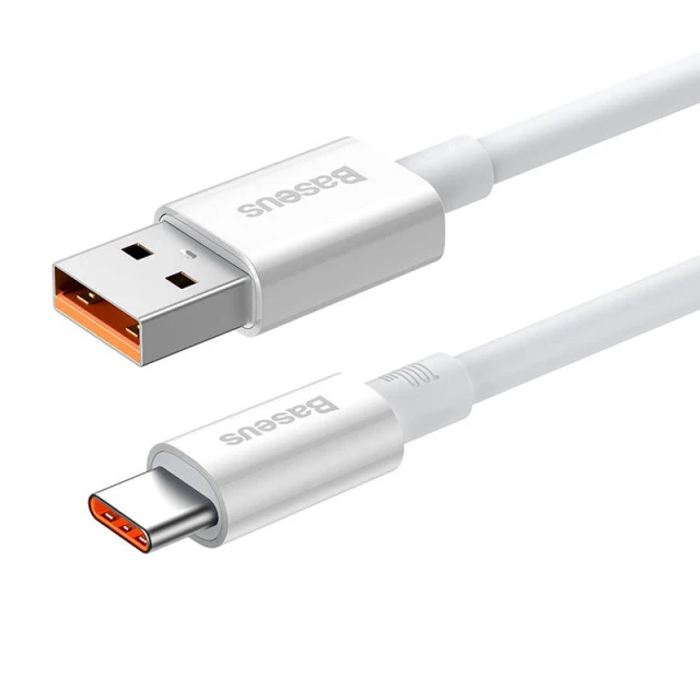 Кабель Baseus Superior USB-A to USB-C 100W 2m White (P10320102214-03)