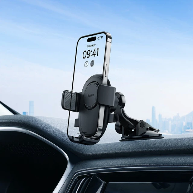 Автодержатель Baseus UltraControl Lite Series Black (C40351700111-00)