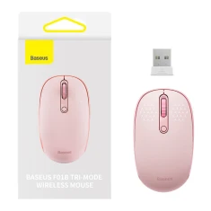 Бездротова миша Baseus F01B Tri-Mode Pink (B01055503413-00)
