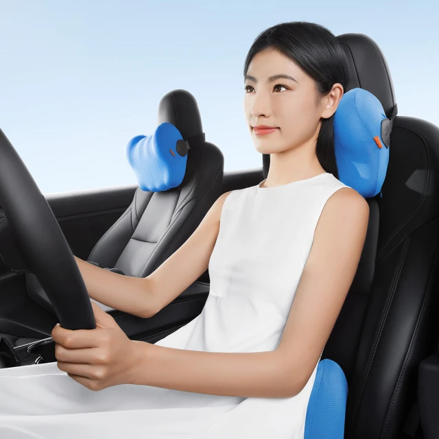 Автомобільна поперекова подушка Baseus ComfortRide Blue (C20036402311-01)