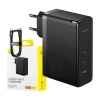 Мережевий зарядний пристрій Baseus GaN5 Pro 160W 2xUSB-C | USB-A with USB-C to USB-C Cable Black (P10110825113-00)