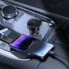 Автозарядка Baseus Enjoyment Pro 55W USB-A со сворачиваемым кабелем Lightning черная (6932172635763)