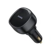 Автозарядка Baseus Enjoyment Pro 55W USB-A со сворачиваемым кабелем Lightning черная (6932172635763)