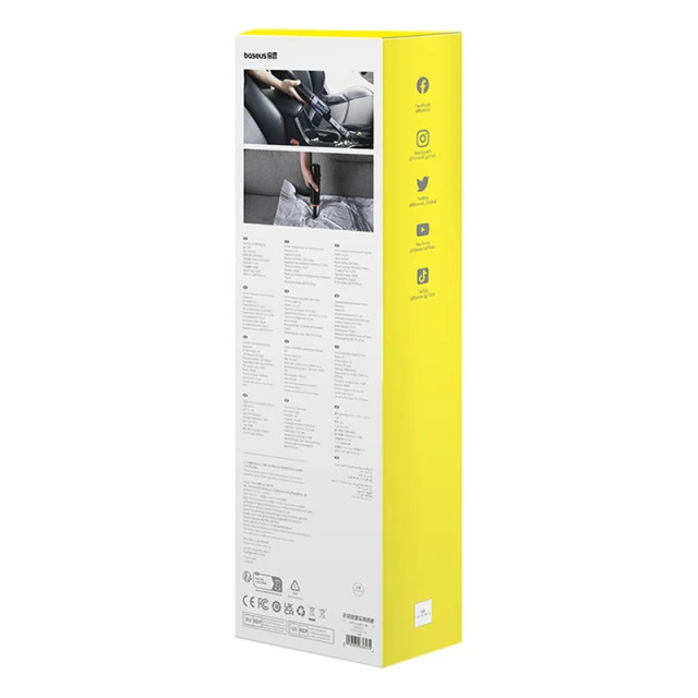 Портативний пилосос Baseus A5 16000Pa Black (C30459500111-00)