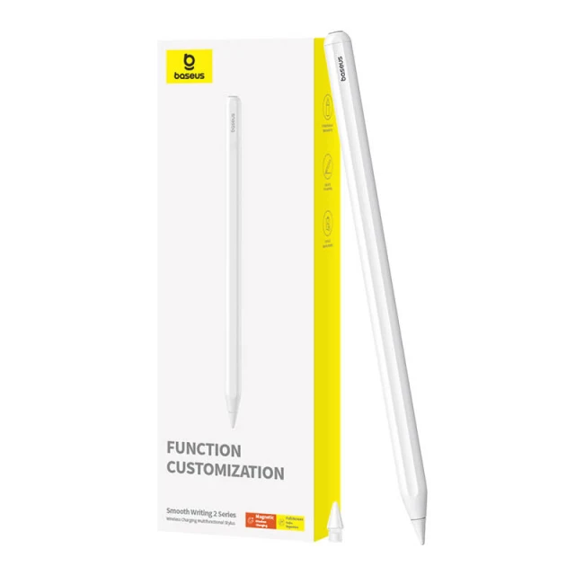 Стилус Baseus Smooth Writing Active Multifunctional with Wireless Charging USB-C White (P80015807213-00)