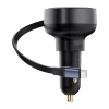 Автомобільний зарядний пристрій Baseus Enjoyment Pro USB-C with USB-C Cable 60W Black (C00057802111-01)
