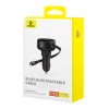 Автомобільний зарядний пристрій Baseus Enjoyment Pro USB-C with USB-C Cable 60W Black (C00057802111-01)