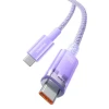 Кабель Baseus Explorer USB-C to USB-C PD 100W 1m Purple (6932172642815)