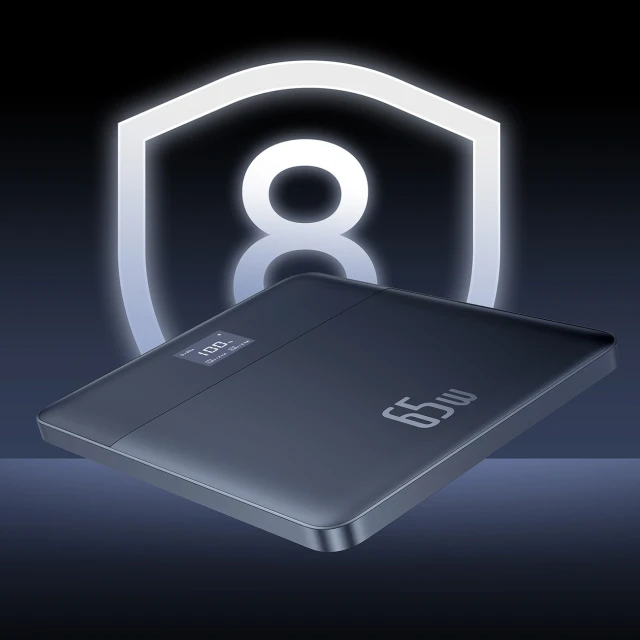 Powerbank Baseus Blade2 12000mAh 65W з цифровим дисплеєм Blue (6932172645663)