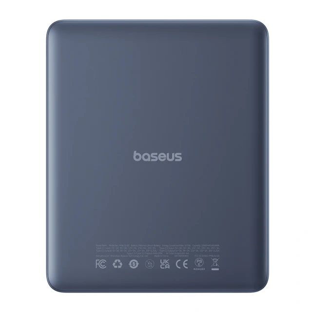 Powerbank Baseus Blade2 12000mAh 65W з цифровим дисплеєм Blue (6932172645663)