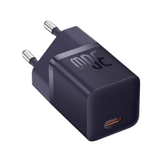 Мережевий зарядний пристрій Baseus GaN5 30W USB-C EU фіолетовий (6932172646233)