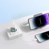 Мережевий зарядний пристрій Baseus GaN5 Pro 40W 2xUSB-C White (P10110804217-Z1)