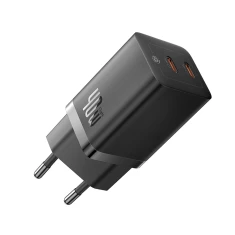 Мережевий зарядний пристрій Baseus GaN5 Pro 40W 2xUSB-C Black (P10110804117-Z1)