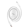 Кабель Baseus Free2Draw USB-C to USB-C PD 100W 1m White (P10364500211-00)