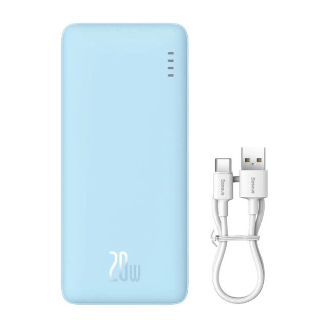Портативний зарядний пристрій Baseus Airpow 20W 20000mAh Blue (P10022804313-00)