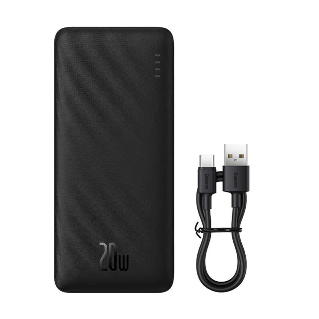Портативний зарядний пристрій Baseus Airpow 20W 20000mAh Black (P10022804113-00)