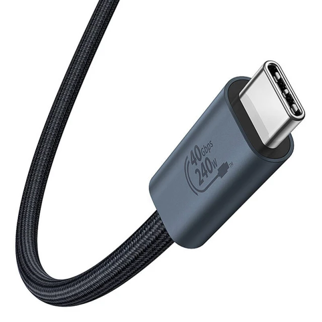 Кабель Baseus Flash 2 USB-C to USB-C 240W 1m Black (P10311803111-00)