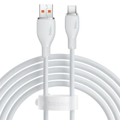 Кабель Baseus Pudding 100W USB-A - USB-C 1.2m White (6932172650148)