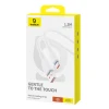 Кабель Baseus Pudding 100W USB-A - USB-C 1.2m White (6932172650148)