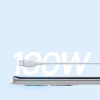 Кабель Baseus Pudding 100W USB-A - USB-C 1.2m White (6932172650148)