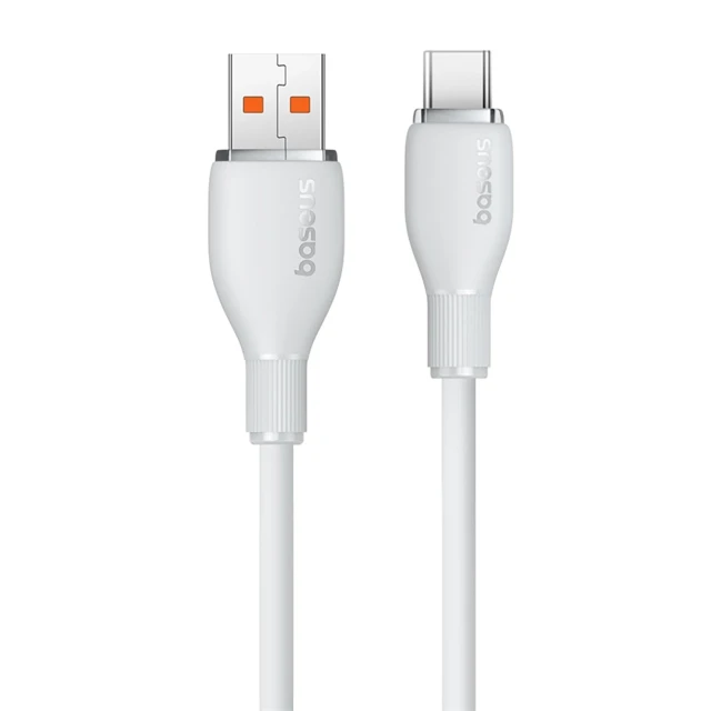 Кабель Baseus Pudding 100W USB-A - USB-C 1.2m White (6932172650148)