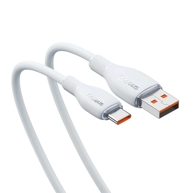Кабель Baseus Pudding 100W USB-A - USB-C 1.2m White (6932172650148)