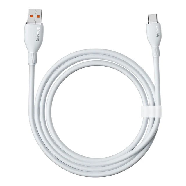Кабель Baseus Pudding 100W USB-A - USB-C 1.2m White (6932172650148)