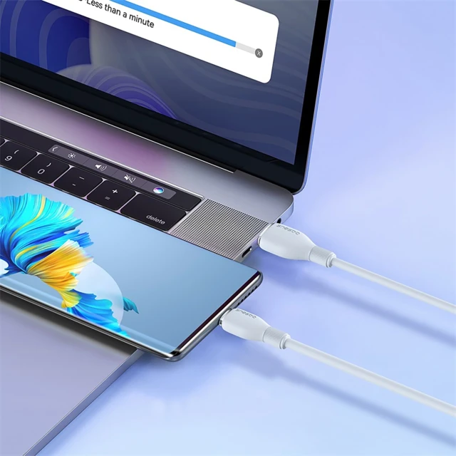 Кабель Baseus Pudding 100W USB-A - USB-C 1.2m White (6932172650148)