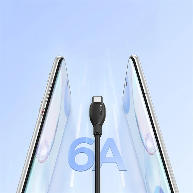 Кабель Baseus Pudding 100W USB-A - USB-C 1.2m Black (6932172650162)
