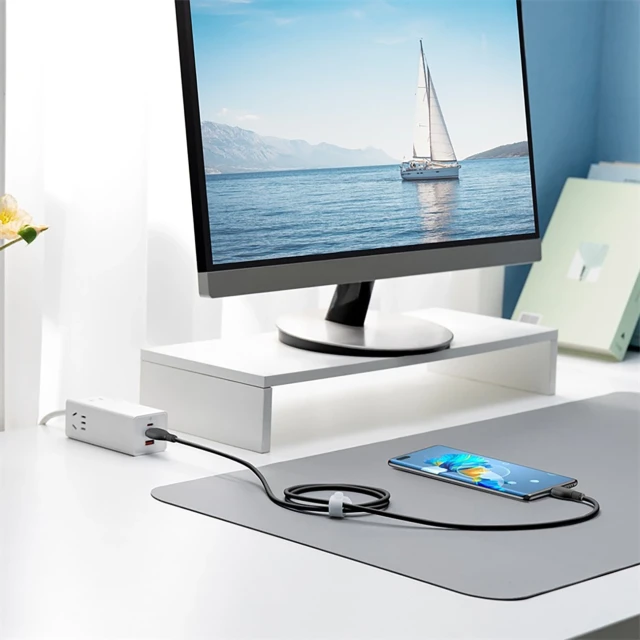 Кабель Baseus Pudding 100W USB-A - USB-C 1.2m Black (6932172650162)