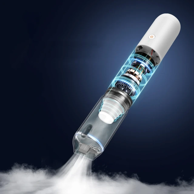 Автопилосос Baseus A3lite бездротовий з функцією помпи для матраців білий (6932172650902)
