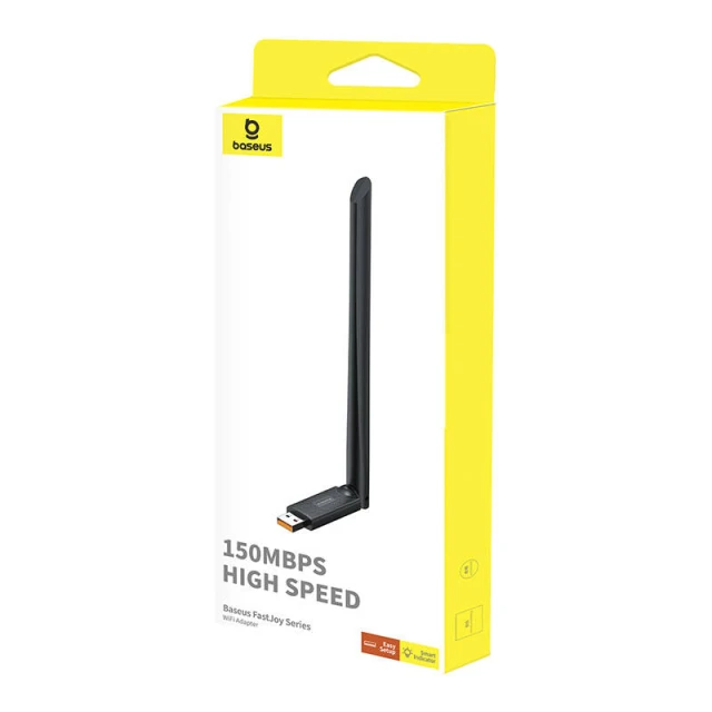 WiFi-адаптер Baseus FastJoy with Antenna 150Mbps Black (B01317600111-00)