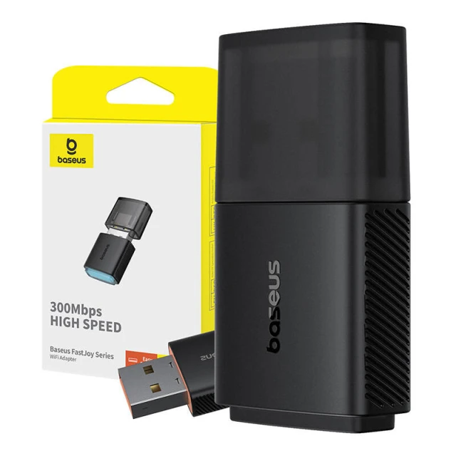 WiFi-адаптер Baseus FastJoy 300Mbps Black (B01317600111-03)