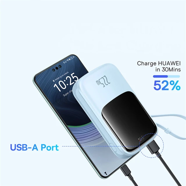 Powerbank Baseus Qpow Pro+ 22.5W 10000mAh USB-C Blue (6932172652470)
