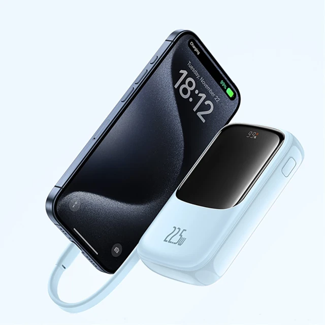 Powerbank Baseus Qpow Pro+ 22.5W 10000mAh USB-C Blue (6932172652470)