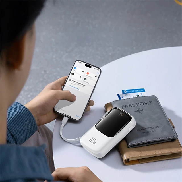 Powerbank Baseus Qpow Pro+ 22.5W 10000mAh White (6932172652487)
