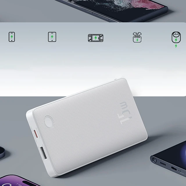 Павербанк Baseus Airpow Lite 10000mAh 15W White (P10067500213-00)