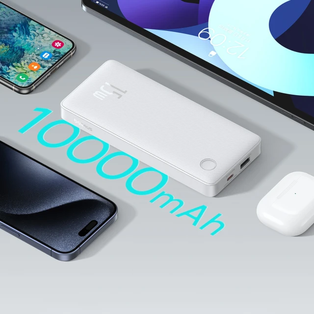 Павербанк Baseus Airpow Lite 10000mAh 15W White (P10067500213-00)